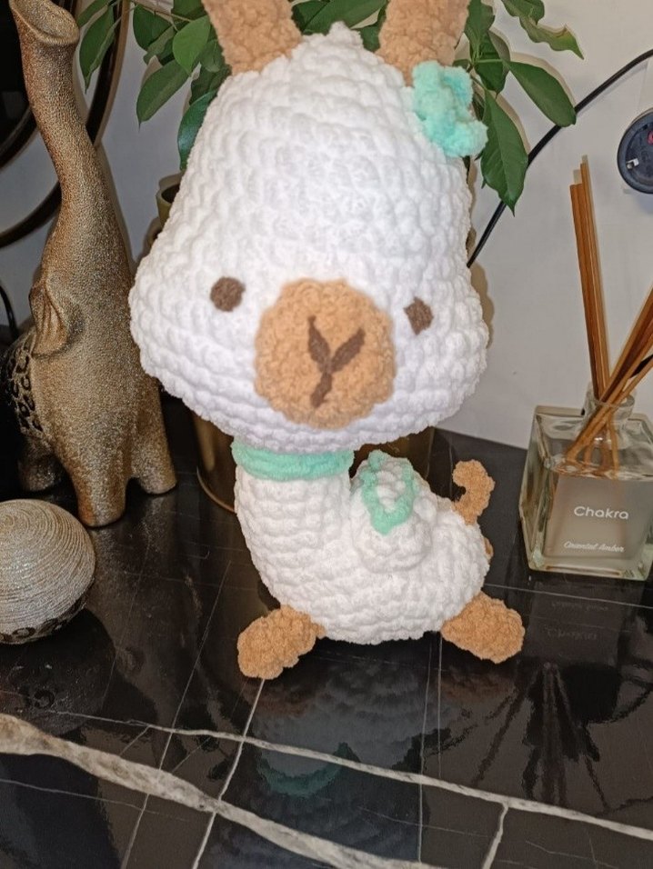 Pastel Renkli Beyaz Peluş Oyuncak - Görsel 2