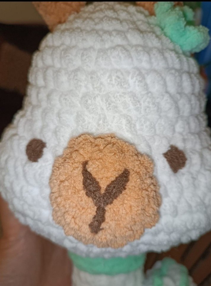 Pastel Renkli Beyaz Peluş Oyuncak - Görsel 5