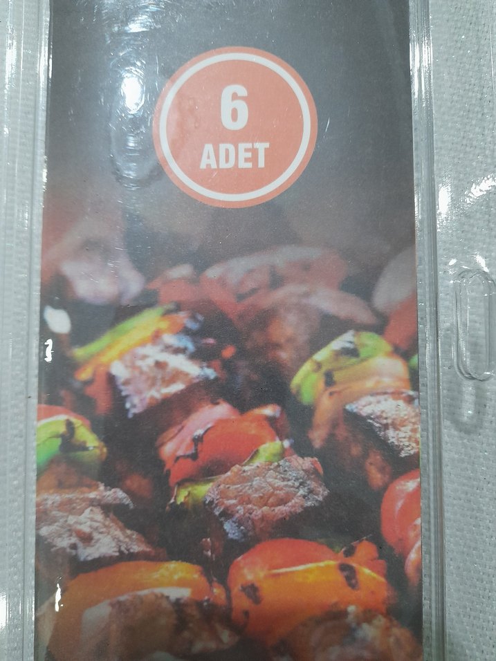 Ahşap Saplı 6'lı Izgara Şiş Seti - Görsel 3