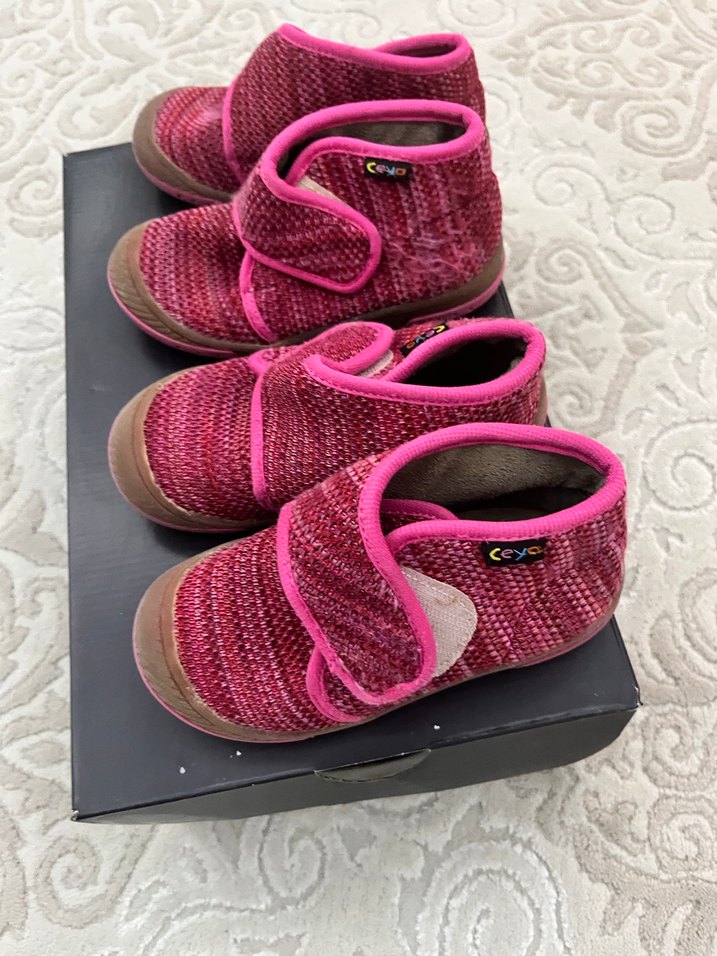 Ceyo Kızlar için Pembe Sıcak panduf - Görsel 2