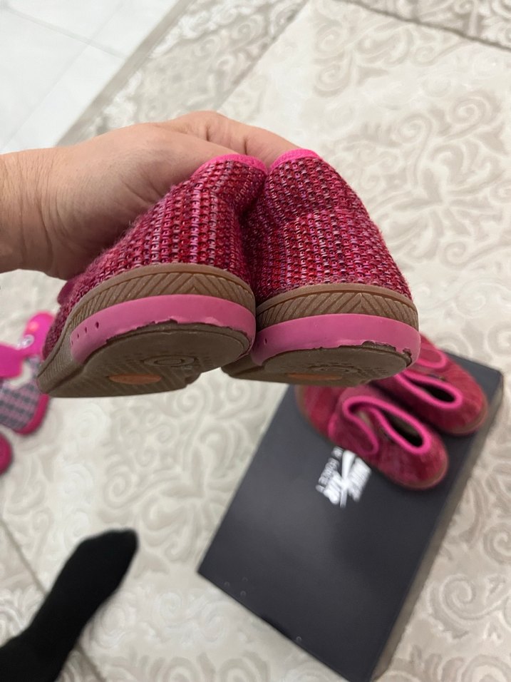 Ceyo Kızlar için Pembe Sıcak panduf - Görsel 5