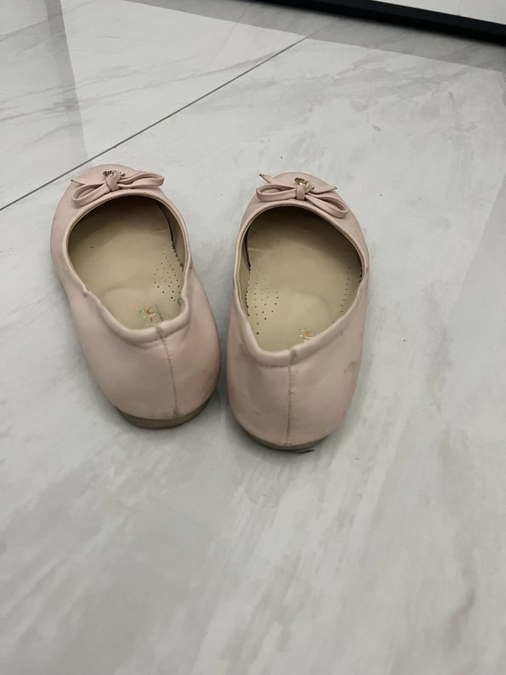 Pudra kız çocuk deri Babet - Görsel 2