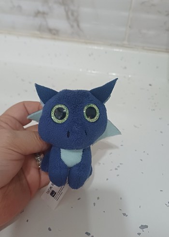 Renkli Mavi Peluş Oyuncak Ejderha