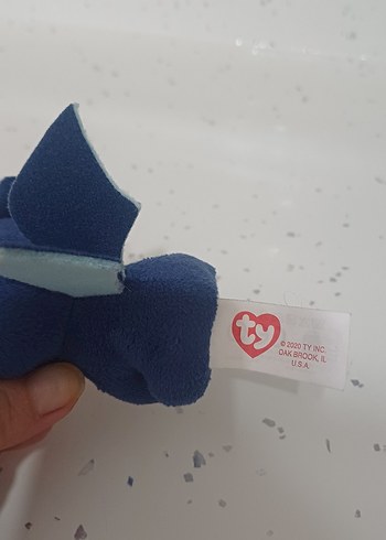  Beden Renk Renkli Mavi Peluş Oyuncak Ejderha
