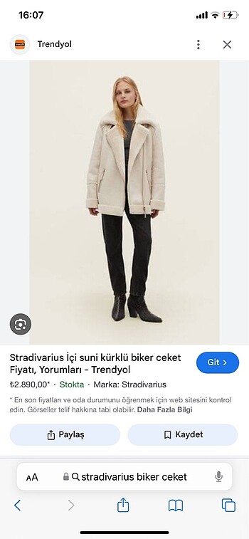 Stradivarius Stradivarius biker ceket