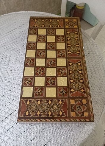 Hatemi işlemeli tavla - Görsel 2