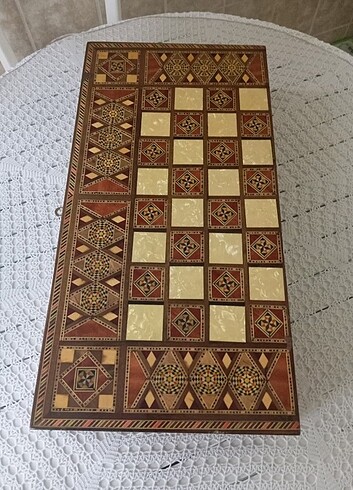 Hatemi işlemeli tavla - Görsel 7