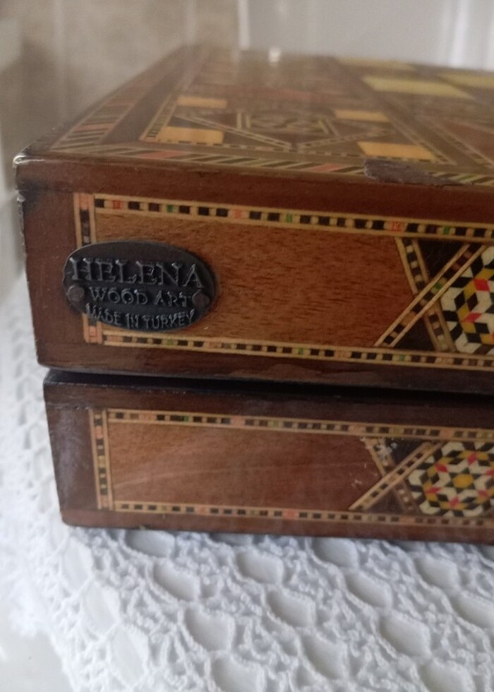 Hatemi işlemeli tavla - Görsel 3