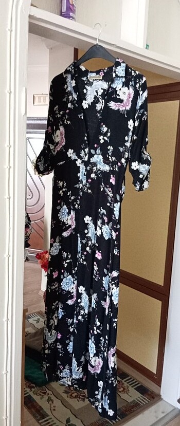 Viskon elbise - Görsel 2