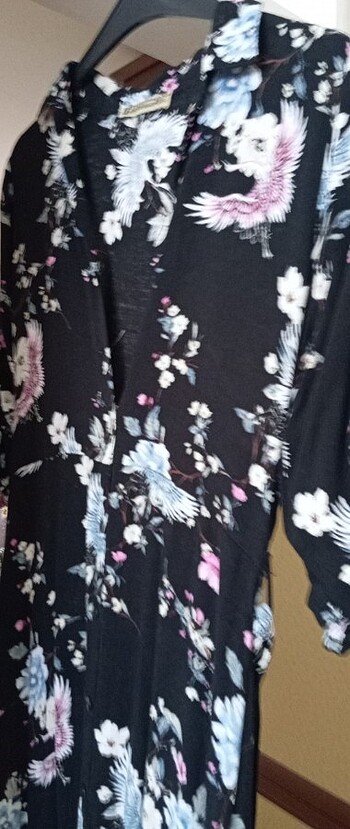 Viskon elbise - Görsel 4