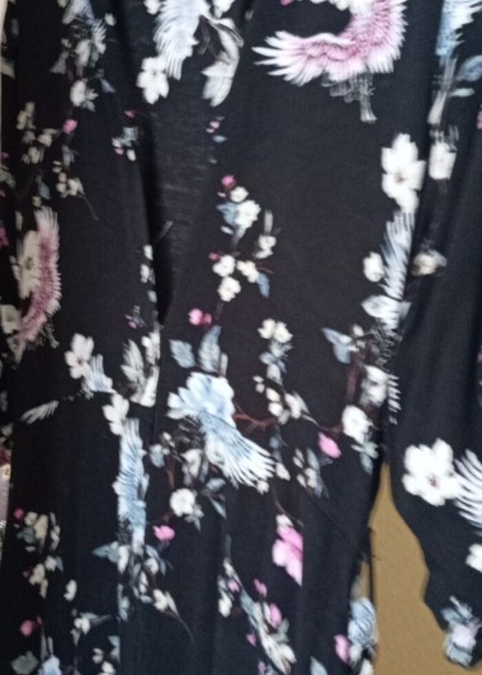 Viskon elbise - Görsel 4