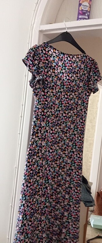 Viskon pamuklu elbise - Görsel 5