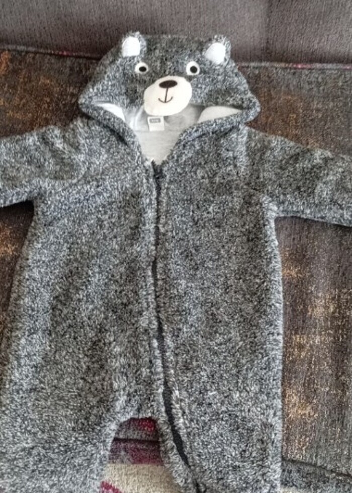 Pamuklu polar tulum - Görsel 3