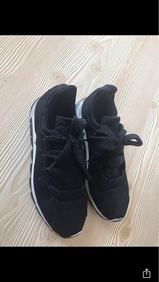 38 Beden siyah Renk Siyah spor şık ayakkabı
