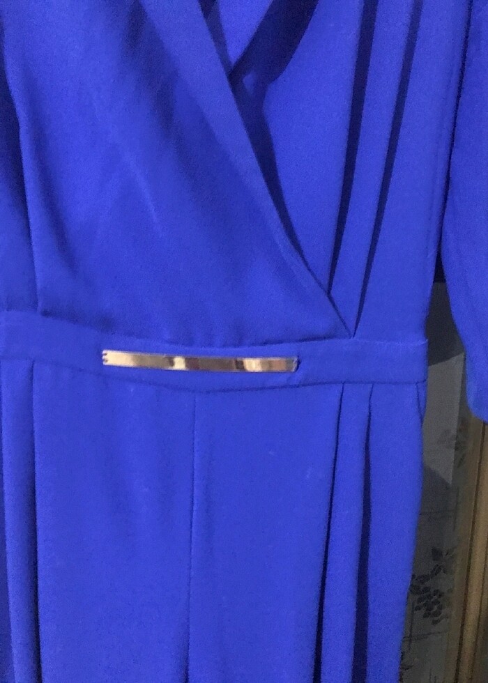 Moda ilgi marka tril kumaş tulum - Görsel 5