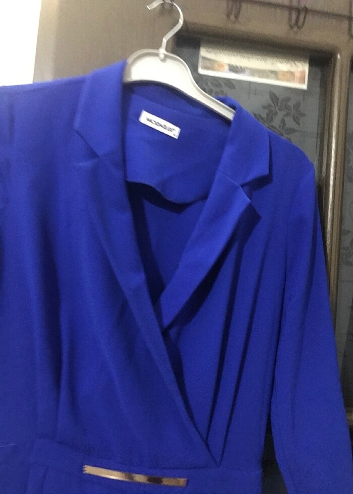 Moda ilgi marka tril kumaş tulum - Görsel 2