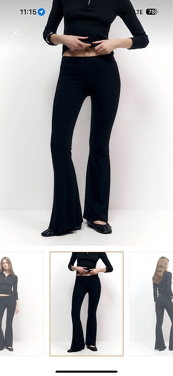 Pull and Bear Pullandbear strec ispanyol paca pantolon