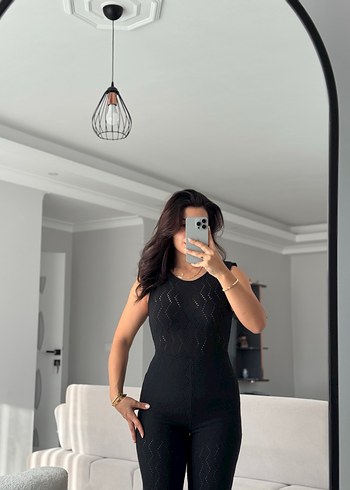 Mango Transparan Örgü Tulum - Görsel 7