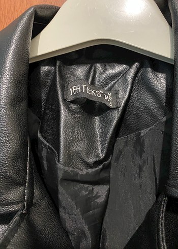 Siyah Deri Biker Ceket - Görsel 2