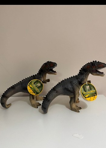 Kahverengi Koyu Dinozor Figürleri