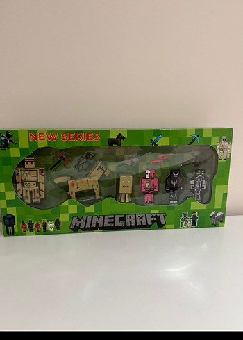 Minecraft Çok Renkli Aksiyon Figür Seti