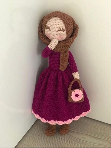 Barbie Tesettürlü amigurumi elif bebek