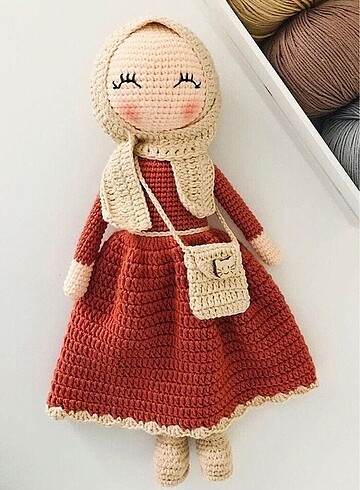 Amigurumi tesettürlü bebek
