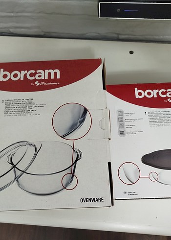 2 li borcam fırın kabı... - Görsel 5