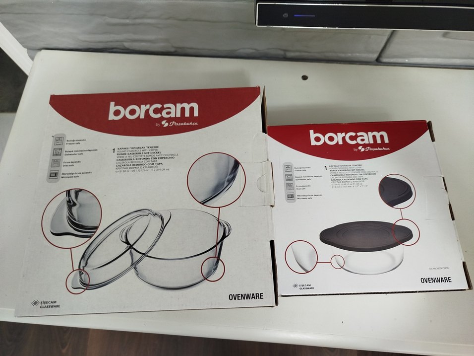 2 li borcam fırın kabı... - Görsel 5