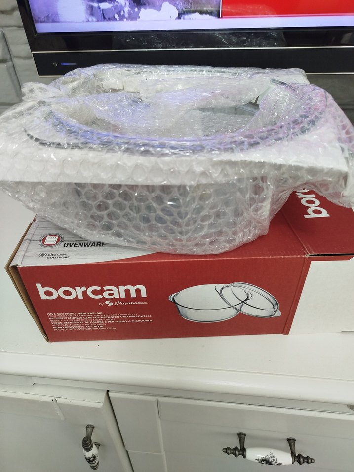 2 li borcam fırın kabı... - Görsel 3