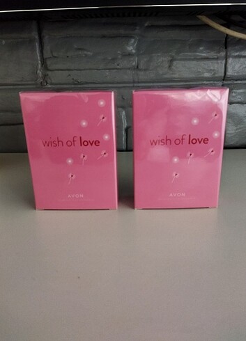 2 adet wish love bayan parfümü 50ml 