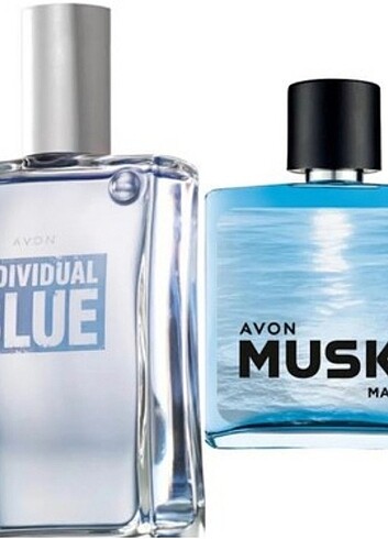 Blue 100ml..Musk marine 75ml erkek parfüm 