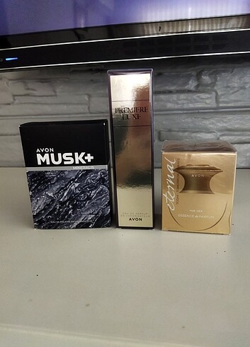 Luxe 50ml..today eternal 15ml. Musk minerals 75ml