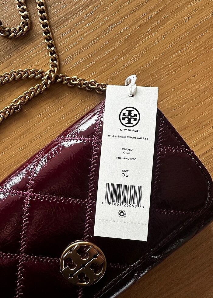 Tory Burch Bordo Çanta - Görsel 2