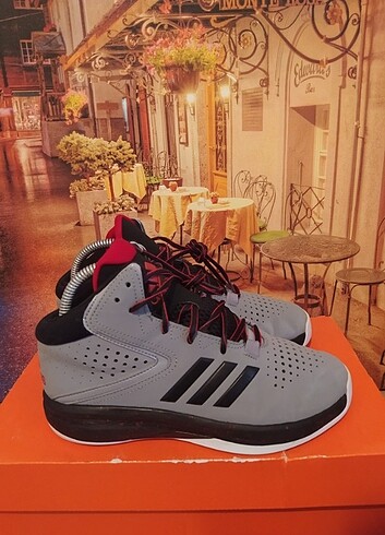 37 Beden gri Renk Orjinal Adidas Kadın Erkek Basketbol Spor Ayakkabı