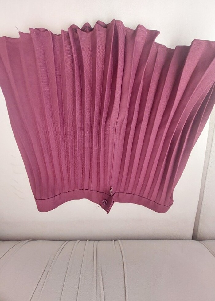 Pileli mini etek - Görsel 2