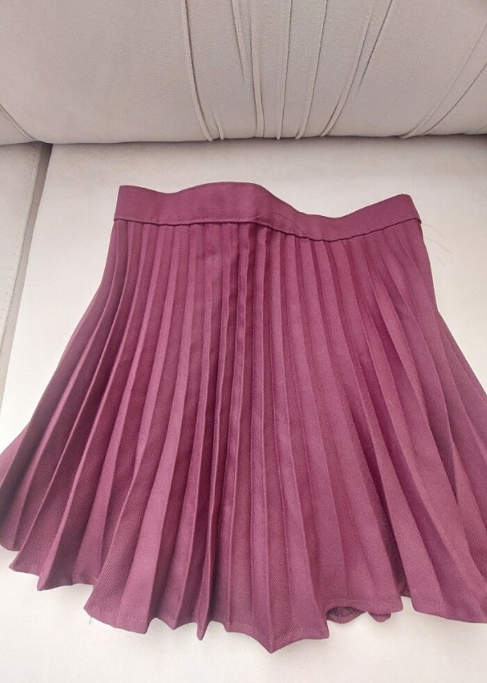 Pileli mini etek - Görsel 3