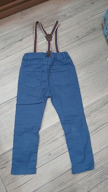 24-36 Ay Beden mavi Renk Askılı pantolon