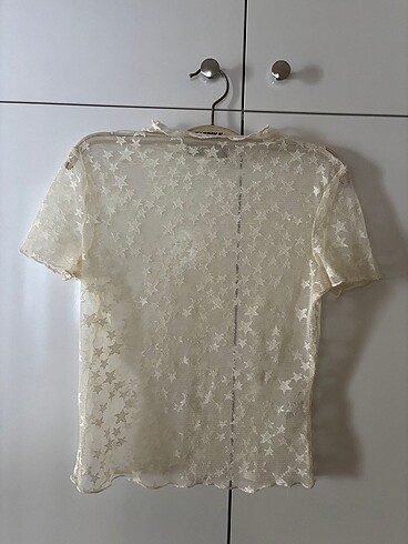 Bershka bershka yildizli transparan bluz