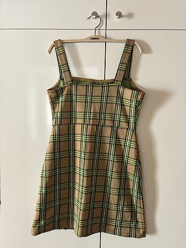 Pull and Bear pull and bear ekoseli elbise