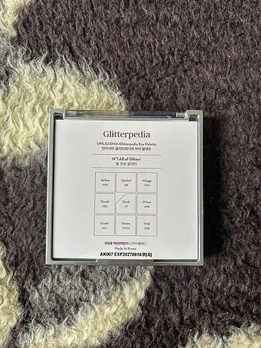 Diğer unleashia glitterpedia far paleti