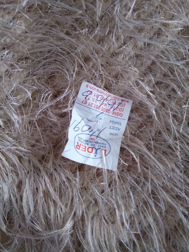 1.46*74 cm Ebatında Bohem Tarzı Uzun Tüylü Halı - Görsel 3