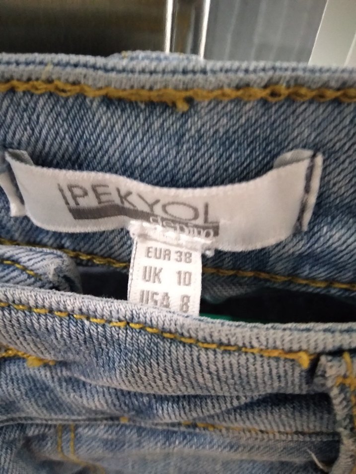 İPEKYOL MARKA 38 BEDEN KOT PANTOLON - Görsel 4