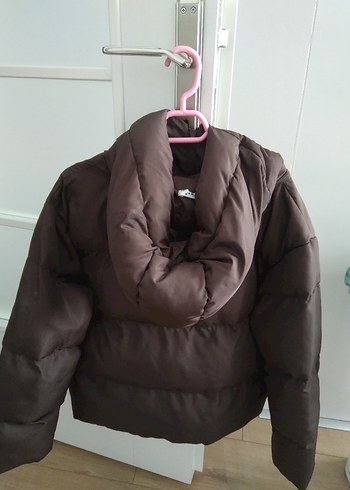 M BEDEN KAHVERENGİ OVERSİZE KIŞLIK MONT - Görsel 5