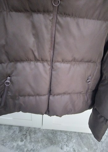 M BEDEN KAHVERENGİ OVERSİZE KIŞLIK MONT - Görsel 8