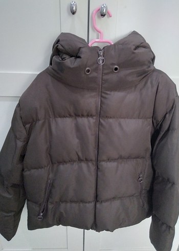 M BEDEN KAHVERENGİ OVERSİZE KIŞLIK MONT - Görsel 3