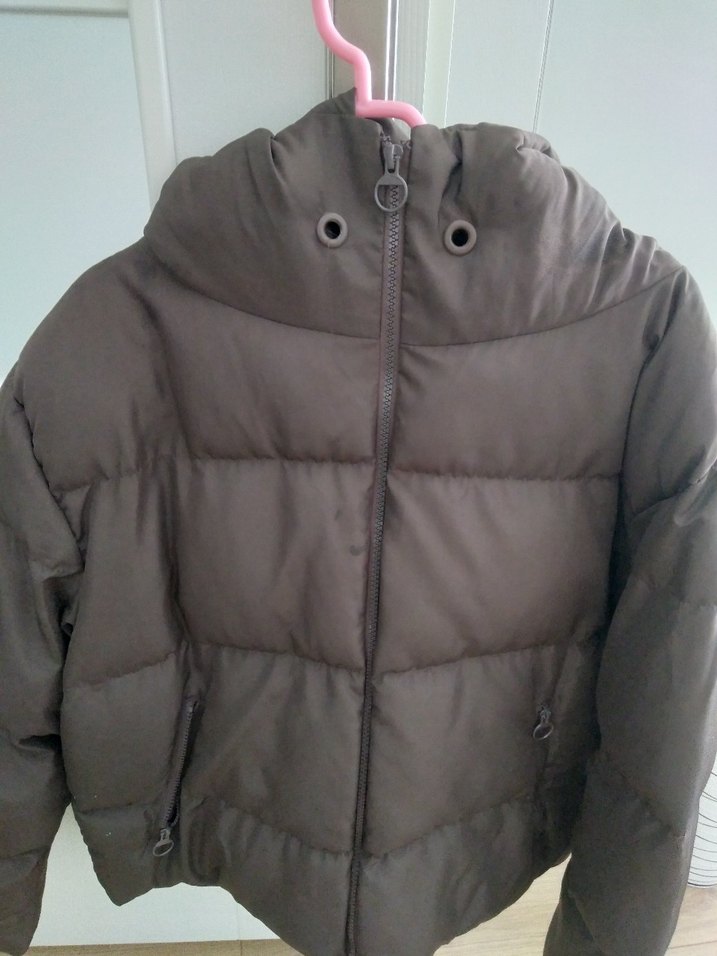 M BEDEN KAHVERENGİ OVERSİZE KIŞLIK MONT - Görsel 4