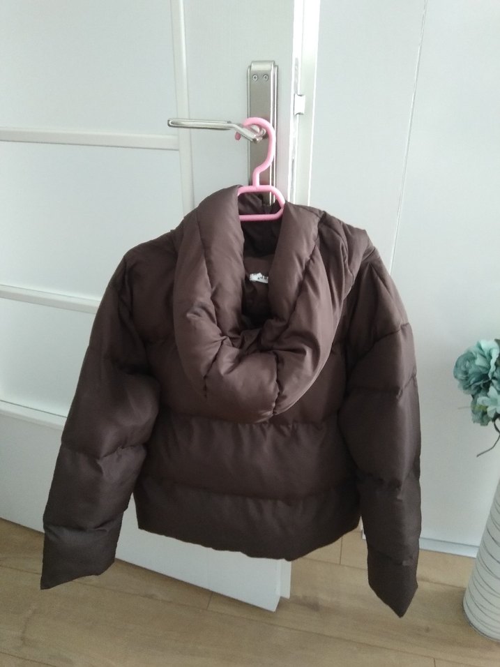 M BEDEN KAHVERENGİ OVERSİZE KIŞLIK MONT - Görsel 2