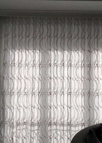 2.45*2.43cm EBATINDA TÜL PERDE - Görsel 2