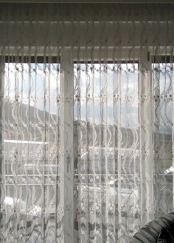 2.45*2.43cm EBATINDA TÜL PERDE - Görsel 9